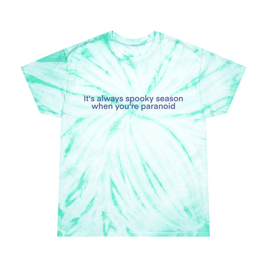 T-shirt tie-dye de saison effrayante 