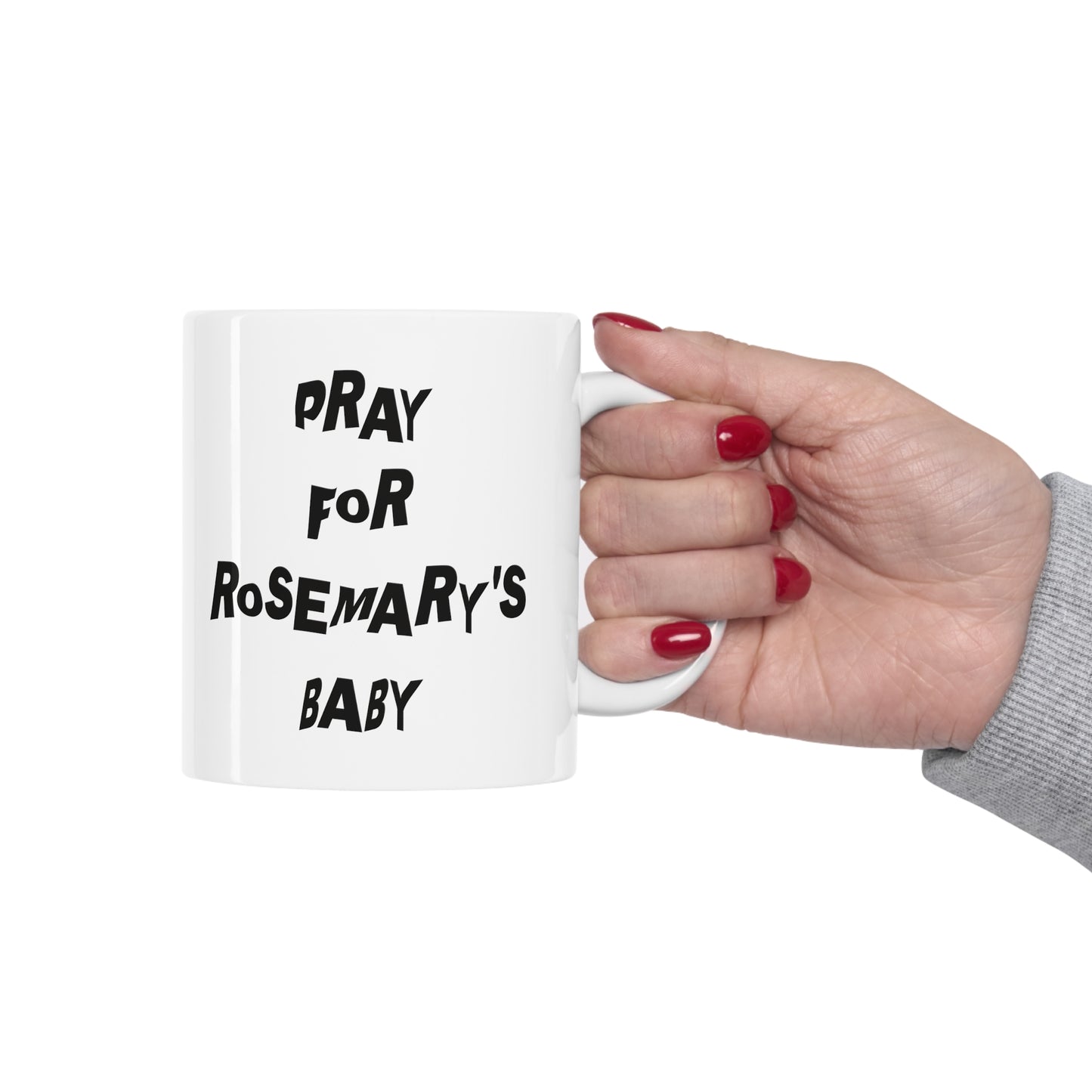 Priez pour la tasse de bébé de Rosemary 