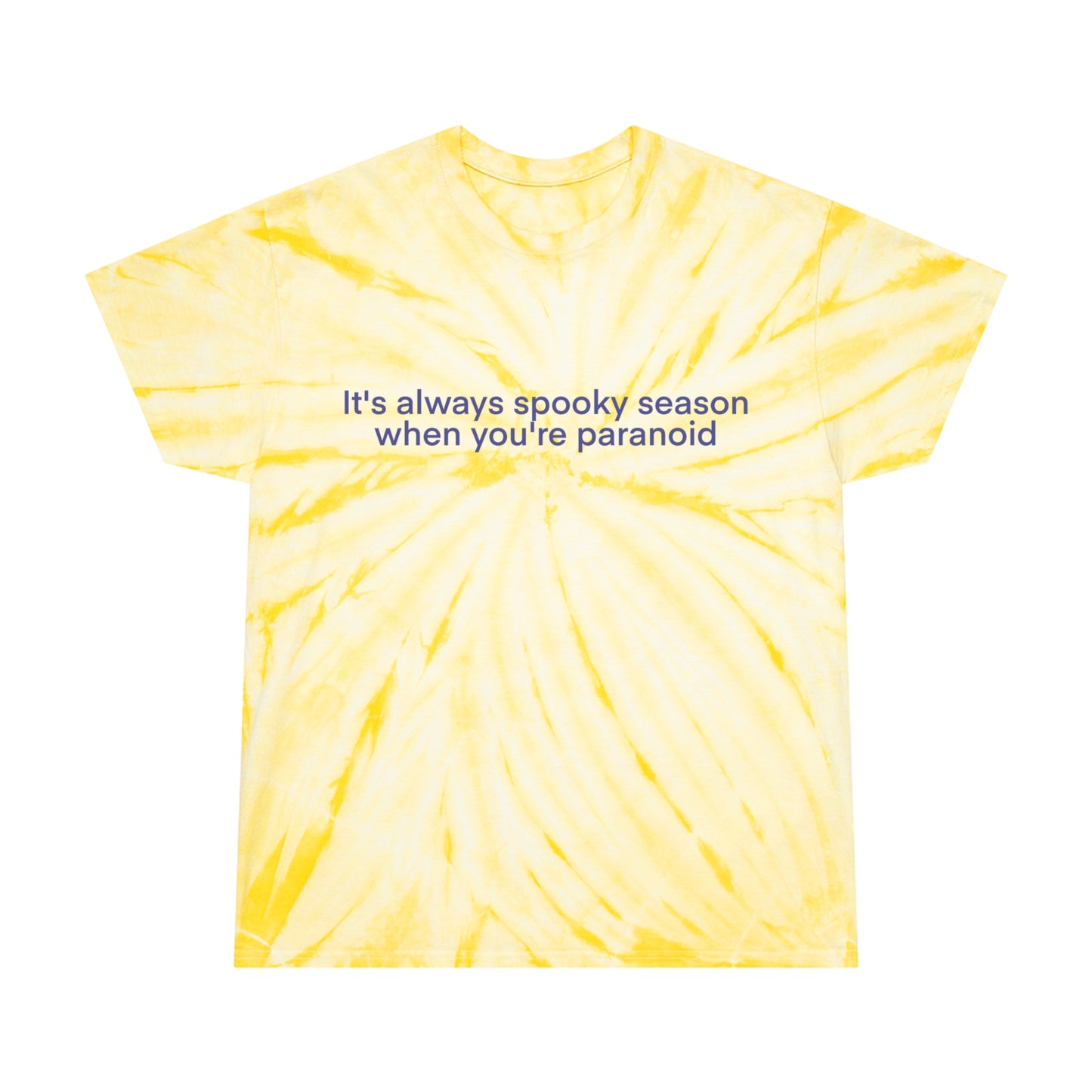 T-shirt tie-dye de saison effrayante 