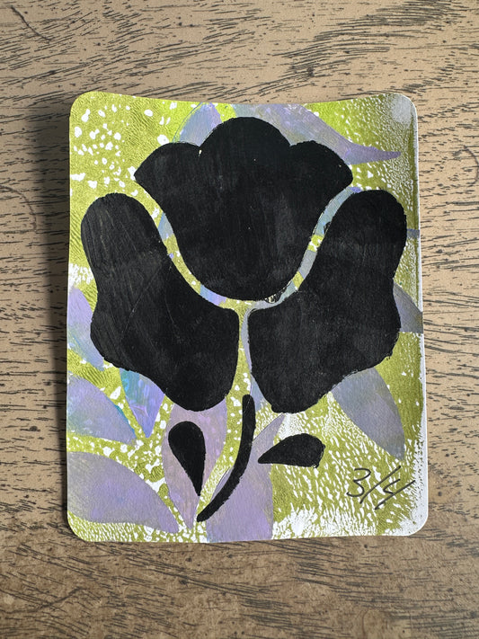 Phat Black Flower