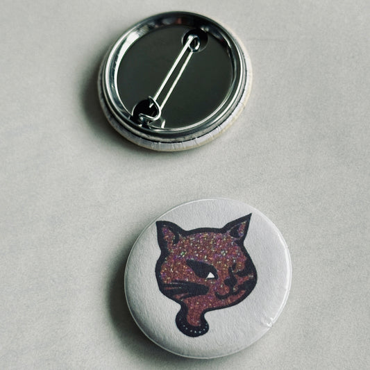 Kitty sticker knop