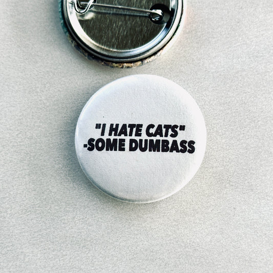 Cat Lover Button