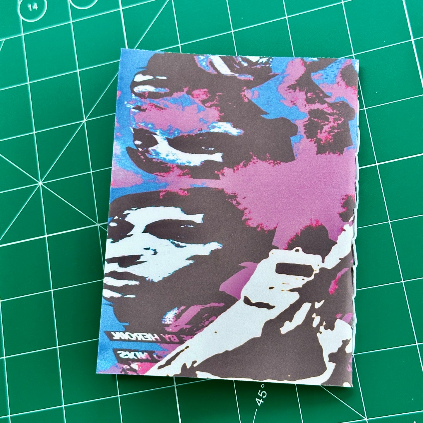 Digital Collage Mini Notebook