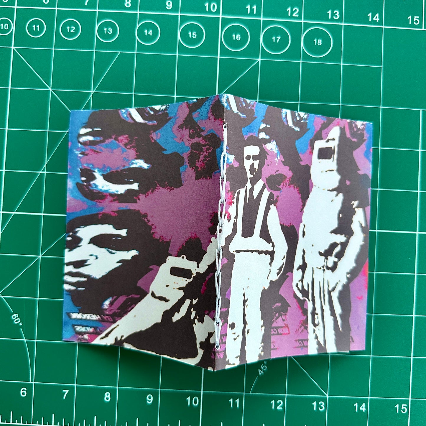 Digital Collage Mini Notebook