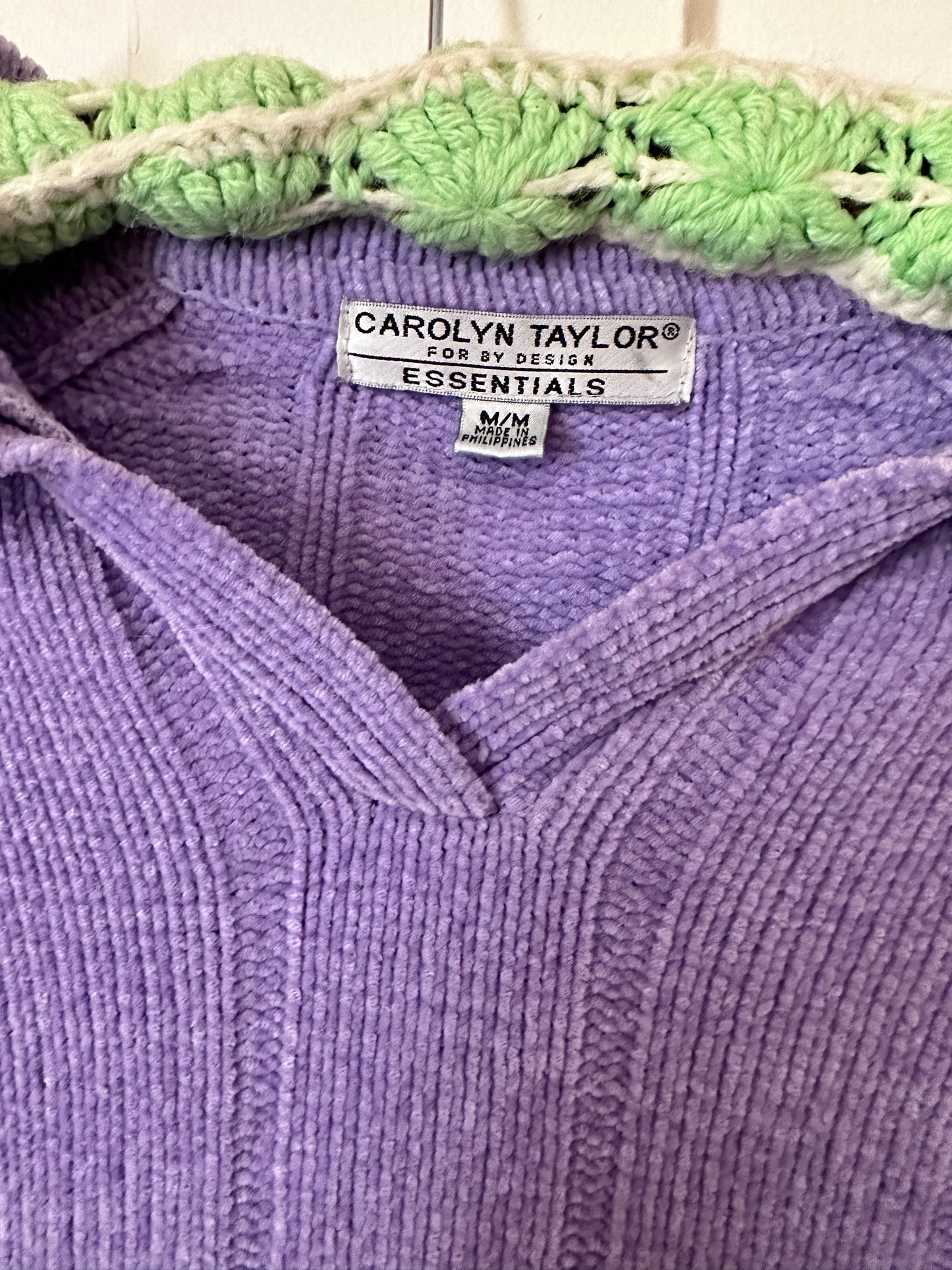 Suéter púrpura vintage
