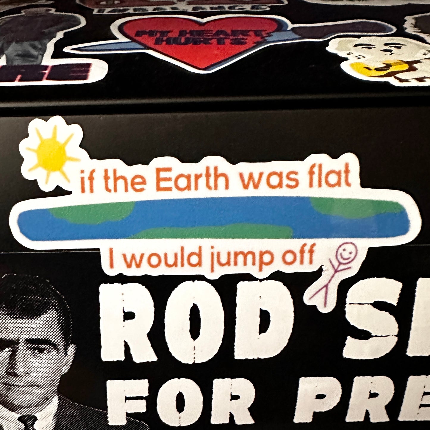 Flat Earth Sticker