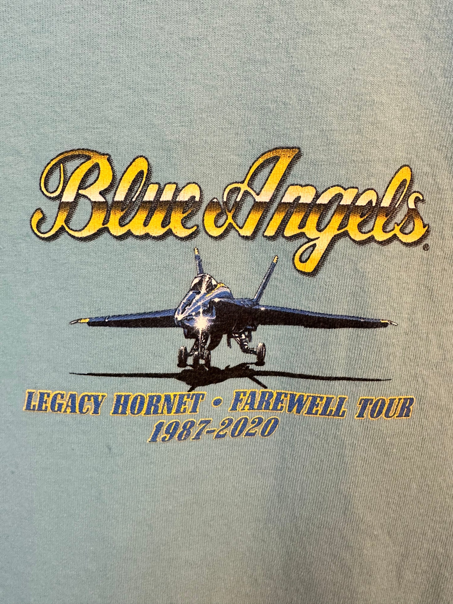 Maglietta per l'anniversario degli angeli blu