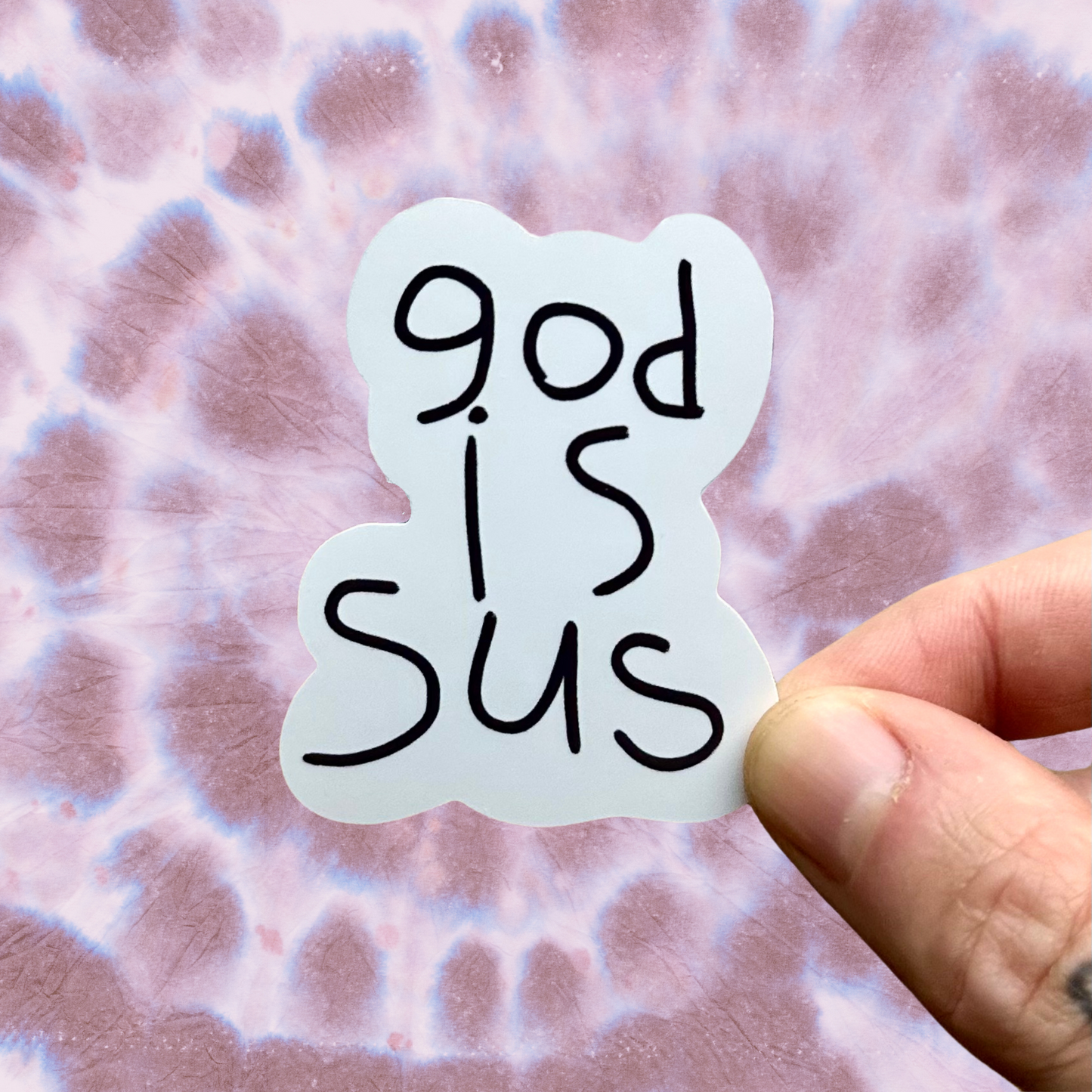 God is Sus-sticker