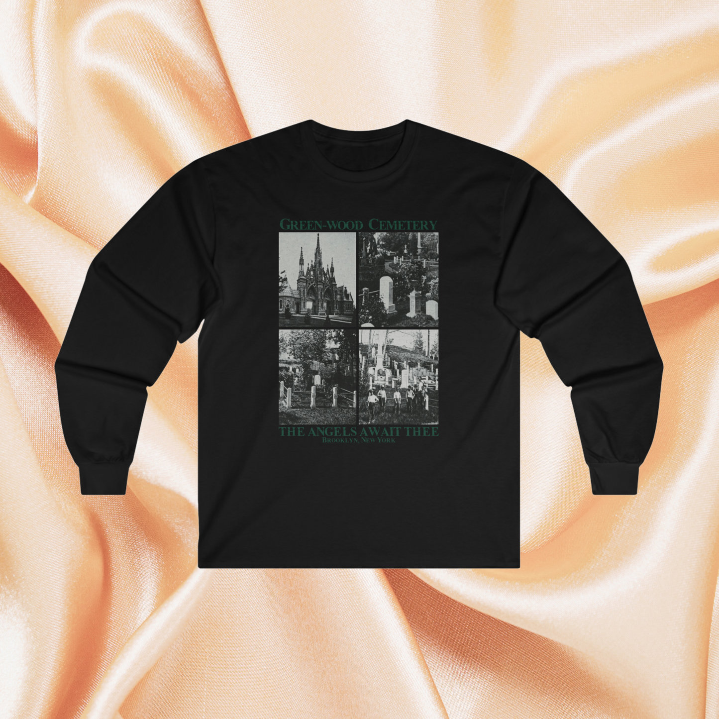 Green-Wood The Angels Await Thee Longsleeve