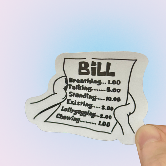 Inktvis Bill-sticker