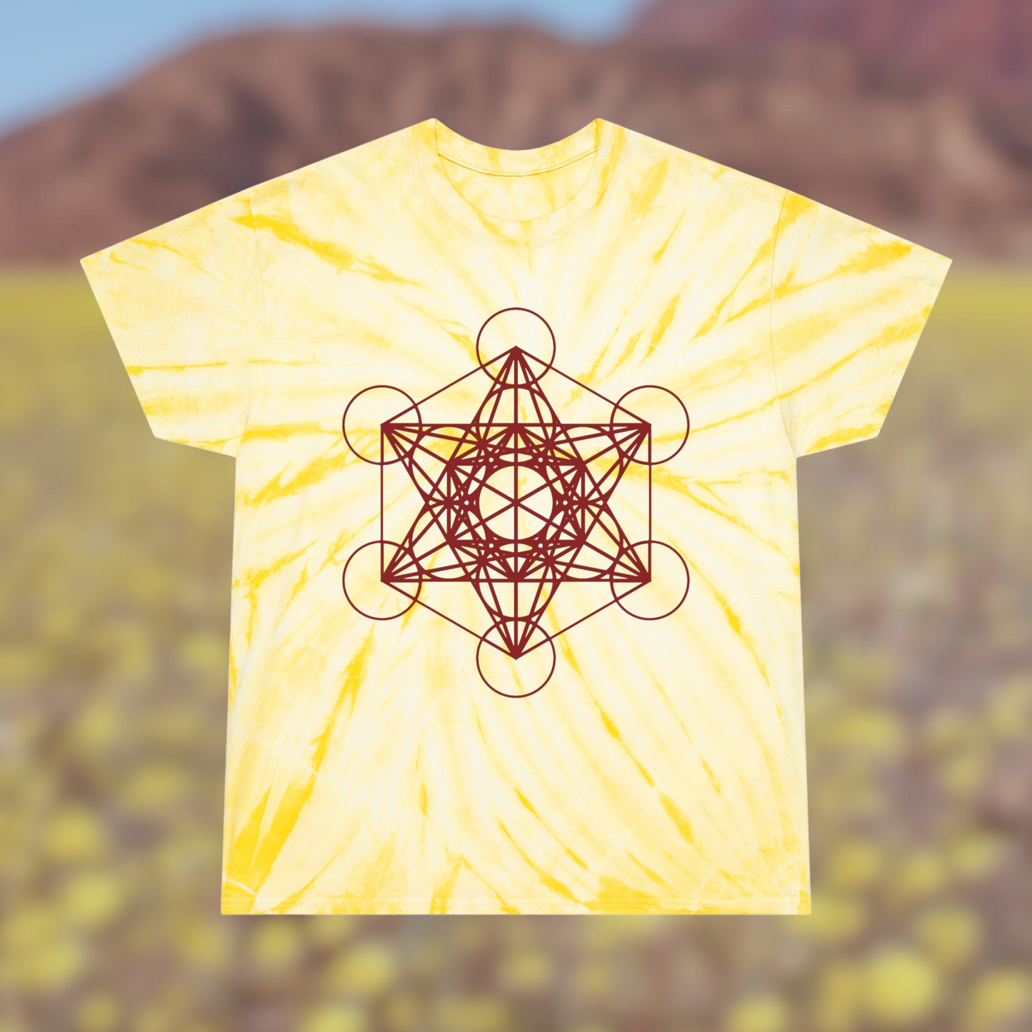 Metatron's Cube Tie Dye T-shirt 