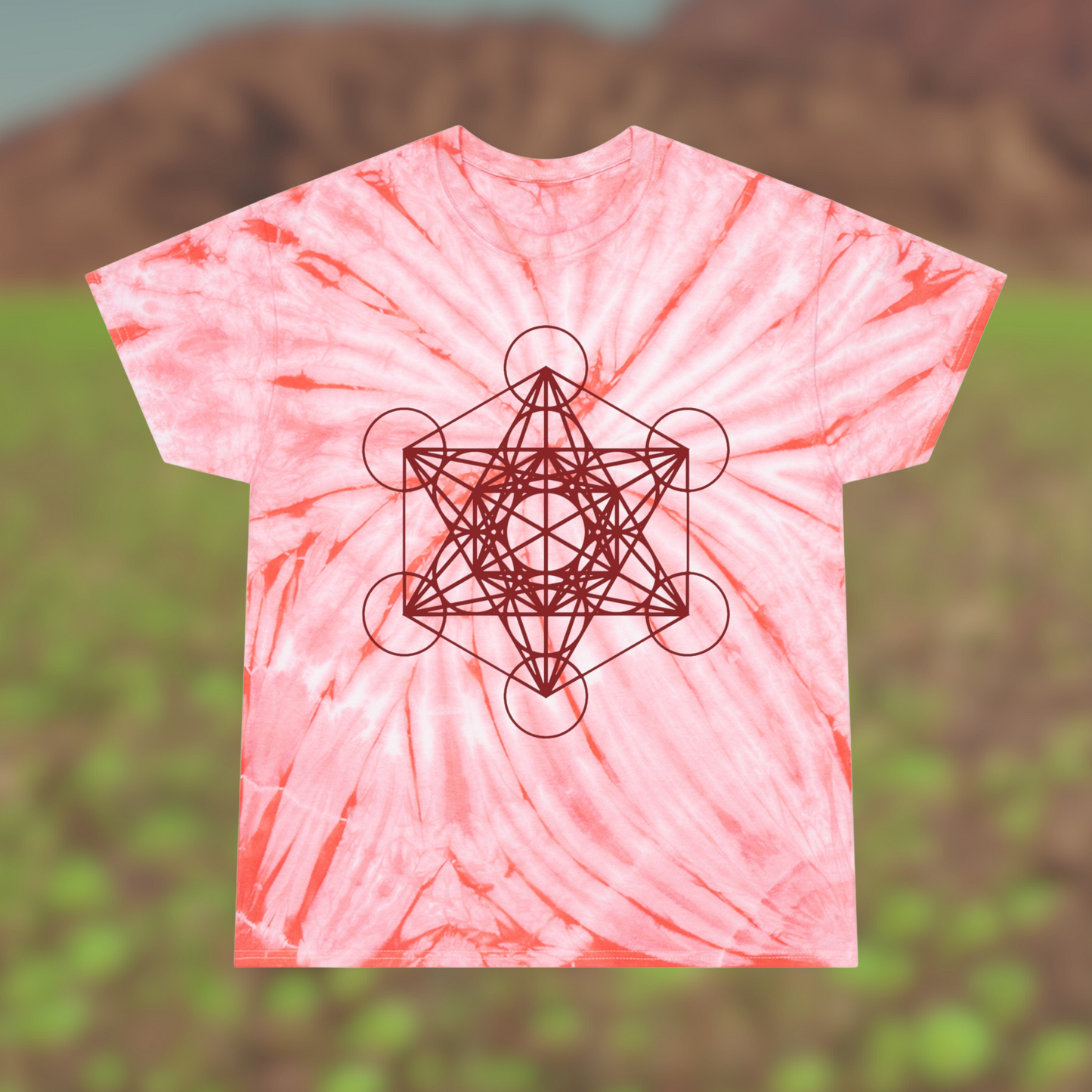 Metatron's Cube Tie Dye T-shirt 