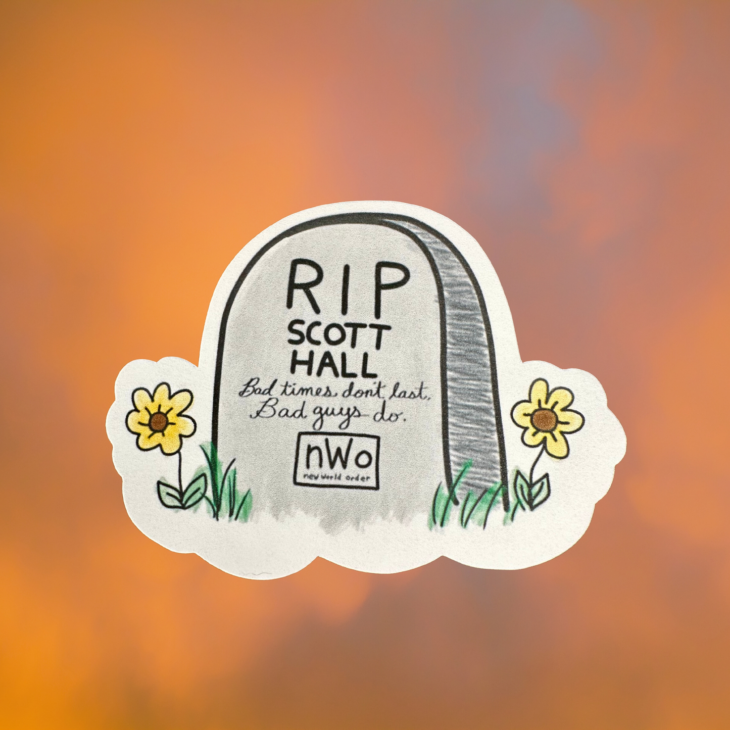 RIP Scott Hall Sticker