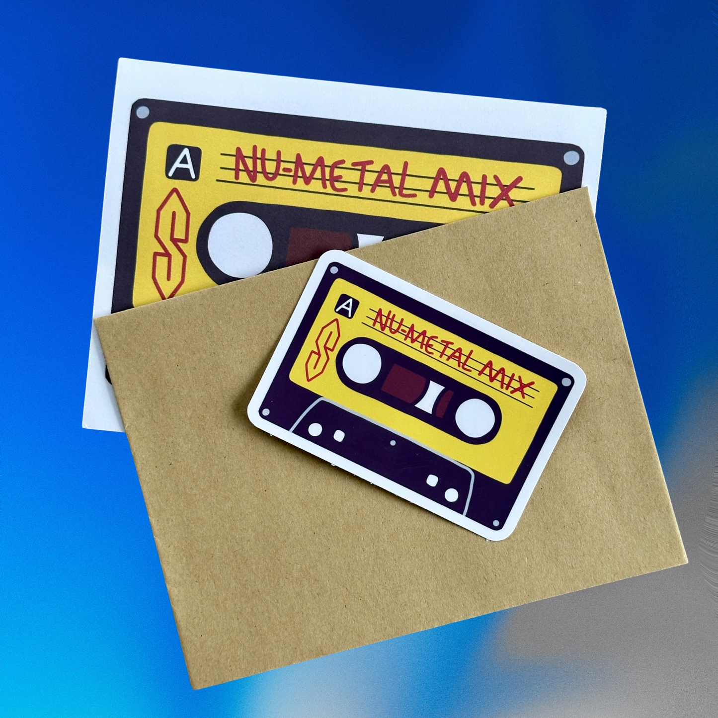 Nu-Metal Greeting Card/Sticker