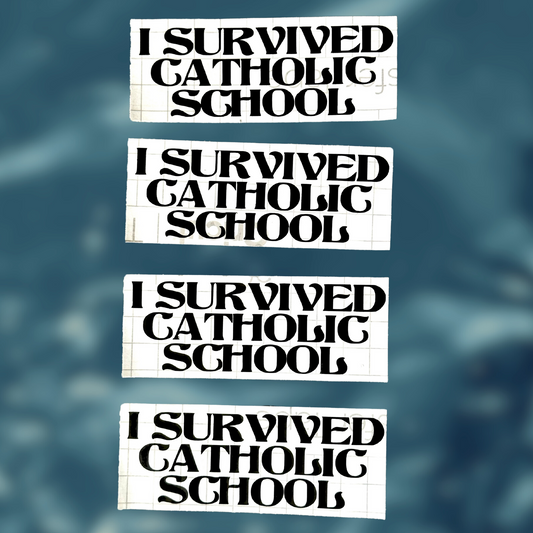 Ik overleefde sticker 